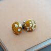 Capel mustard liberty cufllink 2021 (2) (1) Floral Elegant Cufflinks, 2021