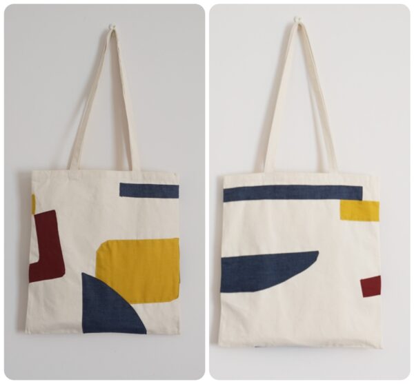 a day at the beach tote bag 2022 (5) (1) collage Minimalist Patchwork and Handstitch Quilt Tote Bags, 2022