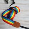 regular rainbow stripe camera strap 2022 (1) (1) Rainbow Stripes Camera or Binoculars Strap