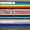 stripe webbing camera strap 2023 (16) (1) TEXT Rainbow Stripe Camera or Binoculars Strap