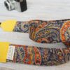 orange paisley Libety felix Isabelle H camera strap 2022 (5) (2) Orange Paisley Camera Strap, Felix and Isabelle H