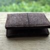 brown wool felt card wallet 2023 (4) (1) Simple Card Wallet, Minimalist Card Holder