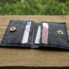 leather & wool felt card wallet 2023 (17) (1) Simple Card Wallet, Minimalist Card Holder