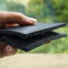 leather & wool felt card wallet 2023 (18) (1) Simple Card Wallet, Minimalist Card Holder