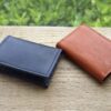leather & wool felt card wallet 2023 (24) (1) Simple Card Wallet, Minimalist Card Holder