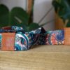 oceanwave with letaher tabs camera strap (2) (1) Ocean Wave Camera Strap