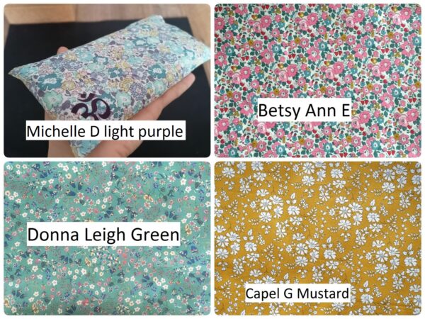 COLOUR OPTIONS - eye pillow Floral Eyepillow, Lavender Eye Cover, Liberty of London Fabrics