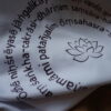 Organic Yoga Tanktop, White, Slim Fit | Ashtanga Yoga Opening Mantra
