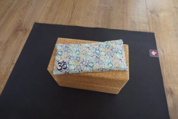 Eye Pillow with OM print Liberty Michelle (13) Floral Eyepillow, Lavender Eye Cover, Liberty of London Fabrics