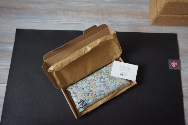 Eye Pillow with OM print Liberty Michelle (5) Floral Eyepillow, Lavender Eye Cover, Liberty of London Fabrics