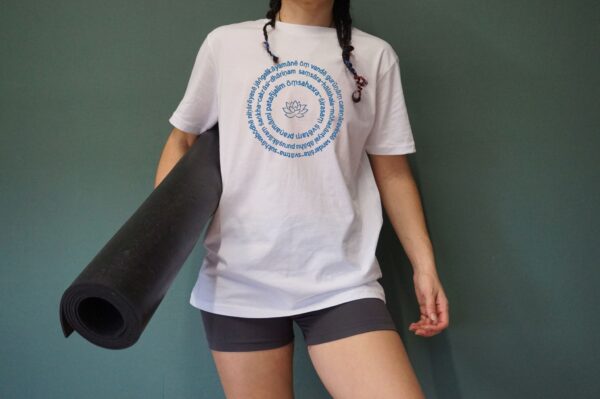 Organic Yoga Tee | Unisex Tshirt | Ashtanga Yoga Opening Mantra