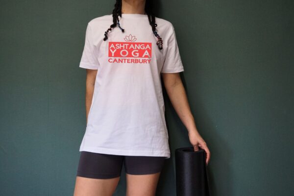 Organic Yoga Tee | Unisex Tshirt | Ashtanga Yoga Canterbury