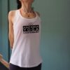 white tanktop plain (2) AYC black print Organic Yoga Tanktop, White | Ashtanga Yoga Canterbury