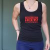 Organic Yoga Tanktop, Black, Slim Fit | Ashtanga Yoga Canterbury