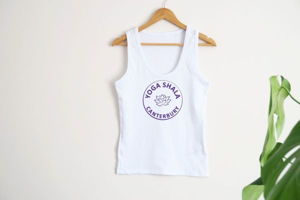 Organic Yoga Tanktop, Black, Slim Fit | Yoga Shala Canterbury