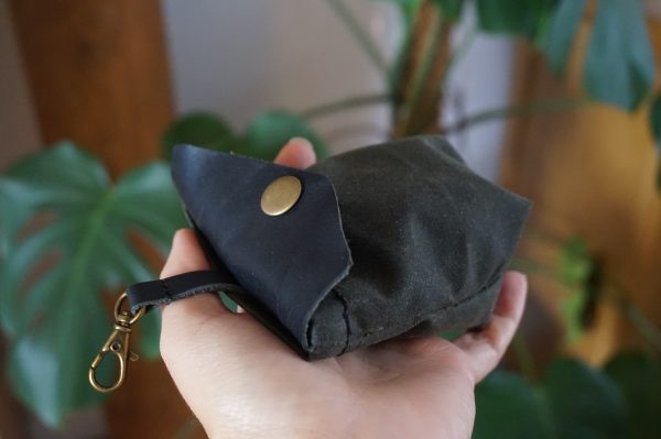 wax-coated canvas leather combo dog treat bag 2025 (18) Dog's Treat Bag | Canvas & Leather Pet Snack Pouch