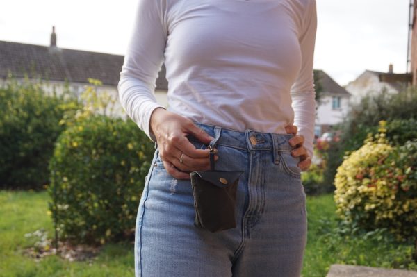 wax-coated canvas leather combo dog treat bag 2025 (20) Dog's Treat Bag | Canvas & Leather Pet Snack Pouch